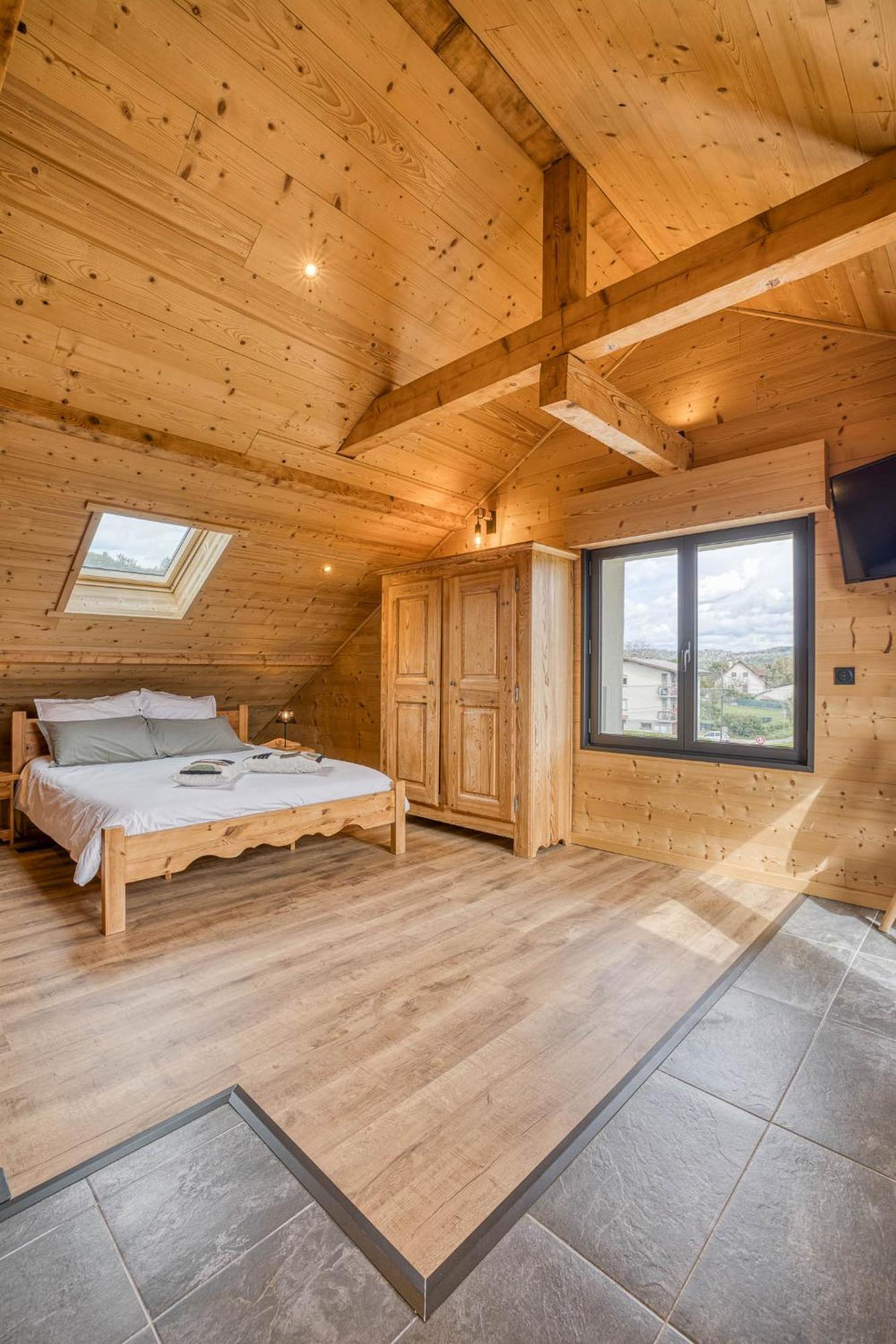 L'Ecureuil, Chez Le Charpentier D'Antan, La Chaleur Du Bois, Le Calme De La Campagne Apartman Metz-Tessy Kültér fotó